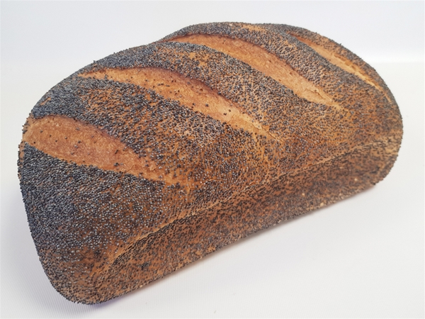 Maanzaad Vloer Wit&nbsp;half gesneden